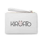 Clutch bag, white, back