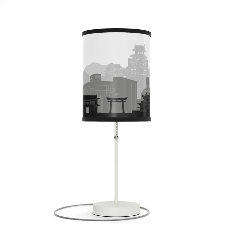 Lamp on a stand with Himeji&