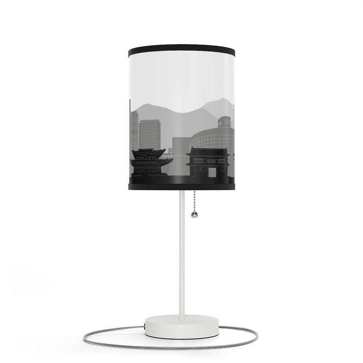 Lamp on a stand with Himeji&