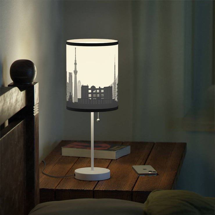 Lamp on a stand with Tokyo&