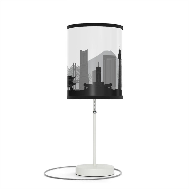 Lamp on a stand with Yokohama&