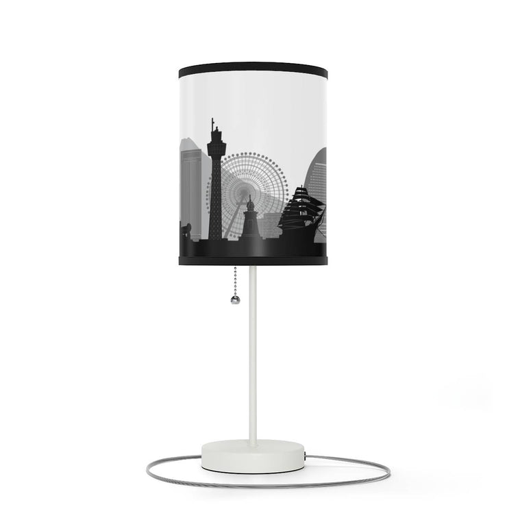 Lamp on a stand with Yokohama&