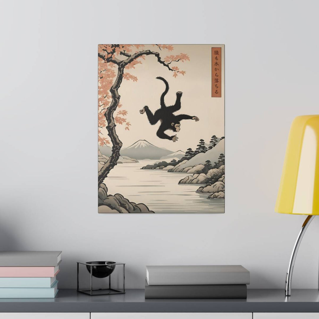Printed canvas - Proverb - Even monkeys fall – Kiruato