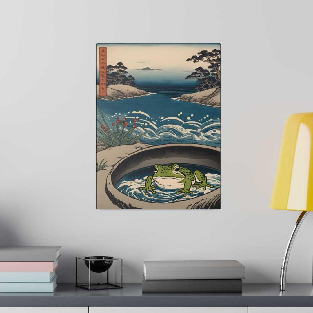 Printed canvas - Proverb - Frog in the well – Kiruato
