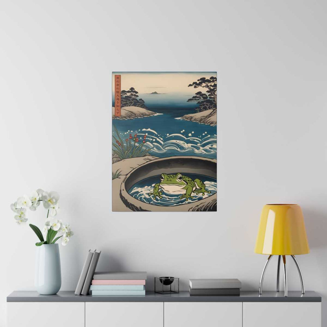 Printed canvas - Proverb - Frog in the well – Kiruato