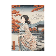 Jigsaw puzzle illustrating the Japanese proverb "Women's heart", front