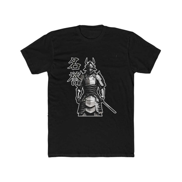 T-shirt with a samurai design representing the value of honor