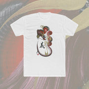 T-shirt - Men - Red Dragon With "Integrity" Character - white - front with background